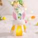 Easter Bunny Gnome Decorations Light up Handmade Spring Easter Gnomes Plush Doll Easter Bunny Gnomes Decor Easter Gifts