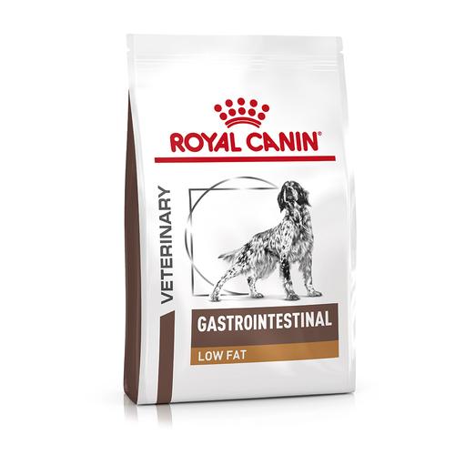 2x 12kg Royal Canin Veterinary Canine Gastrointestinal Low Fat Hundefutter trocken