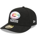 Men's New Era Black Green Bay Packers 2023 NFL Crucial Catch Low Profile 59FIFTY Fitted Hat