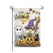 Halloween Garden Flag Cute Gnomes Ghost Decorations Outdoor Double Side Yard Flags for Decor Outdoor Porch 12x18 Inch