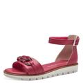 MARCO TOZZI Damen Sandalen mit Keilabsatz Hinten geschlossen Vegan, Rosa (Pink), 37