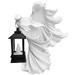 Home Decor 1Pc Halloween Scary Hell Messenger Hand Lamp Decoration Witch Resin Sculpture Decoration Statue Decoration Halloween Garden Decoration White