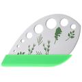 New Herb Stripper 9 holes Stainless Steel Kitchen Herb Leaf Stripping Tool for Kale Chard Collard Greens Thyme Basil Rosemary Kitchen Bar Supplies