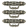 NUOLUX 3pcs Ring Antique Drawer Handles Drawer Vintage Decorative Handles with Screws