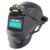 Yabuy Automatic Dimming Welding Facemask Large View True Color Auto Darkening Welding Facemask 130â„ƒ High Temperature Resistant for Arc Welding Grinding Cutting