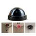 Cuhas Toys Baby Fake Security Camera Dummy Dome CCTV With Blinking Red LED Light For Home Outdoor Indoor Black