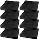 RACE LEAF Garden Chair Cushions,Chair Pads,Seat Pads for Dining Chairs,Cover Indoor Outdoor Seat Pad Cushions,for Your Living Room, Patio,Car,And More (Pack of 8, black)