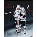 Patrick Kane and Kirby Dach Chicago Blackhawks Autographed 16" x 20" Dual Photograph