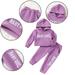 Godderr 3-24M Newborn Hooded Sweatshirt Set 2PCS Outfits for Girls Boys Tracksuit Sweatshirt Jogging Pants Set Autumn Winter Comfortable Long Sleeve Fashion Sweatshirt Set