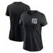 Women's Nike Black Las Vegas Raiders 2023 NFL Crucial Catch Sideline Tri-Blend T-Shirt