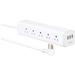 Tessan 15-Outlet Surge Protector with 3 USB Ports (6') TS-CUBE15