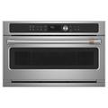 Café 30" Convection Electric Wall Oven w/ Built-in Microwave, Glass | Wayfair CWB713P2NS1_CXB30HKPNFB