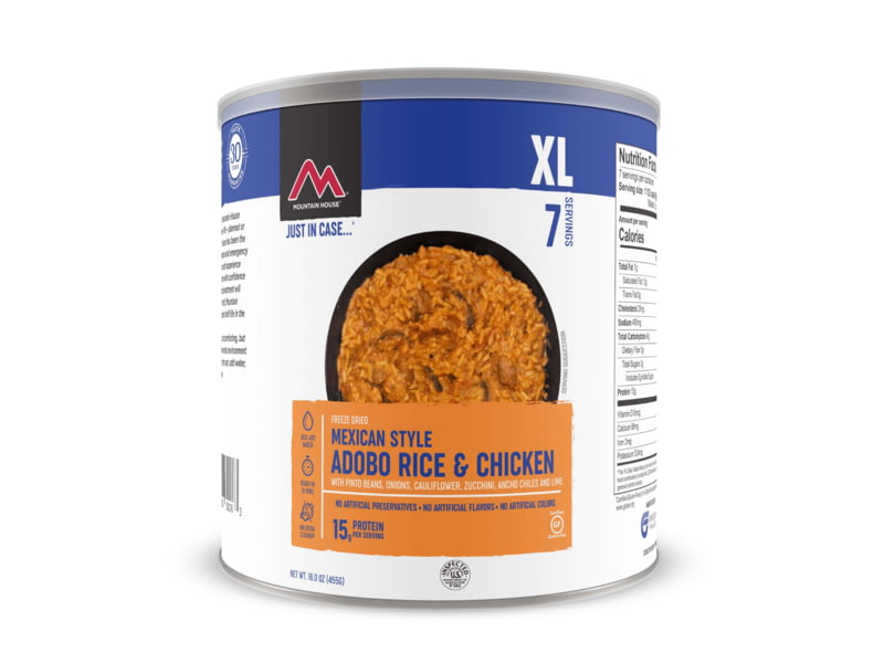 Mountain House Mexican Style Adobo Rice with Chicken 7 Servings 30176