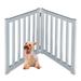 Tucker Murphy Pet™ Wooden Free Standing Pet Gate Metal in Gray | 24 H x 40 W x 0.71 D in | Wayfair 6710CE41A7784ACD8CBC4CAB6360A06C