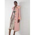 Bryony Pink Italian Recycled Wool Coat, Pink