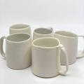 Porcelain White Cup Mug Glazed Handmade
