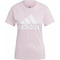 ADIDAS Damen Shirt Loungewear Essentials Logo, Größe M in CLPINK/WHITE