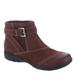 Clarks Carleigh Dalia - Womens 7.5 Burgundy Boot W