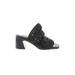 Golo Mule/Clog: Black Print Shoes - Women's Size 7 - Open Toe