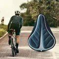 Practical Bike Saddle Cover Soft Black Gray Bike Cushion Cover Practical Bike Cushion Cover