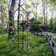 Outdoor Plant Trellis Metal Garden Obelisk Trellis Climbing Plant Stand Holder Sturdy Plant Vine