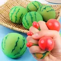 2023 New Artificial Fruit Watermelon Squeeze Toys Slow Rebound Red Vent Ball Kids Adult