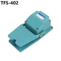 Free shipping AC 250V 15A 1NO 1NC Momentary Treadle Pedal Foot Switch w Cable Gland TFS-402 Green