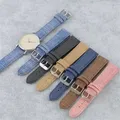 Bracelet de montre rétro en tissu denim pour hommes et femmes bracelet de sport universel bracelet