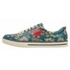Sneaker DOGO "Classic Schnürsneaker Show Yourself More Love Damen Sneaker", Damen, Gr. 37, Normalschaft, blau, Lederimitat, Schuhe, Handgefertigt