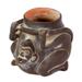 Novica Handmade Monkeyshines Ceramic Decorative Jar