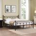 Queen Size Metal Bed Frame with Headboard and Footboard