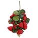 Fruit Fake Strawberries Artificial Strawberry Simulation Decor Realistic Model Lifelike Faux Decoration Fruits Props Red