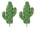 Uxcell 10 x5 Faux Cactus Artificial Succulents Plants Cactus Decor Unpotted Fake Cactus Plant Bulk 2 Pcs