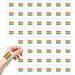 52 Pieces Pride Rainbow Temporary Tattoos Rainbow Flag Stickers Removable Waterproof Body Pride Temporary Tattoos