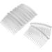 Hair Styling Accessories Wedding Hair Comb 10pcs Hair Side Combs Teeth French Hair Combs Combs Bridal Wedding Veil Combs for Women Fine Hair Hair Styling Accessories Bridal Hair Comb