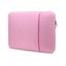 moobody B2015 Laptop Sleeve Soft Zipper Pouch 17 Laptop Bag Replacement for MacBook Air Pro Ultrabook Laptop Pink