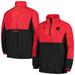 Men's Charly Red Club Atlas Outdoor Quarter-Zip Jacket