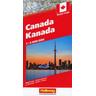 Kanada; Canada/Hallwag Straßenkarten