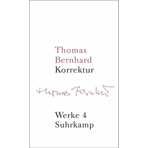 Werke 04. Korrektur – Thomas Bernhard, Thomas Bernhard