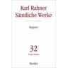 Karl Rahner Sämtliche Werke / Sämtliche Werke 32/2, Tl.2 - Karl Rahner
