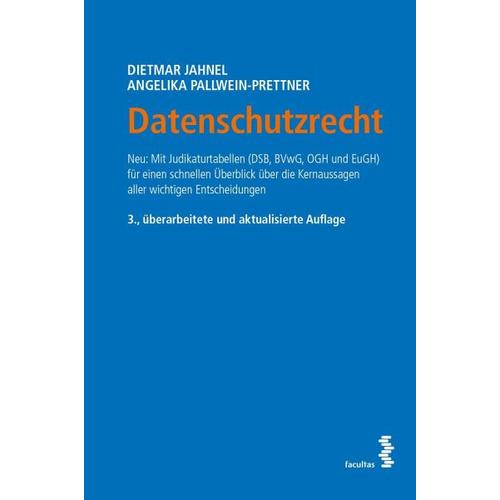 Datenschutzrecht – Dietmar Jahnel, Angelika Pallwein-Prettner