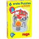 HABA 305236 - 6 erste Puzzles, Im Einsatz, Puzzles aus je vier Teilen mit Straßen-Motiven - HABA Sales GmbH & Co. KG