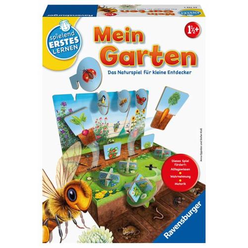 Ravensburger 24733 - Mein Garten - Lernspiel für Kinder ab 1,5 Jahren, Spielend Erstes Lernen für 1-2 Spieler - Ravensburger Verlag