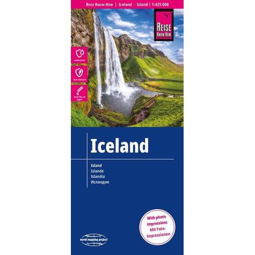Reise Know-How Landkarte Island / Iceland (1:425.000)