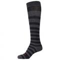 Ivanhoe of Sweden - Wool Sock Compression Stripe 46-48 | EU 46-48 schwarz/grau
