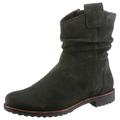 Stiefelette ARA "LIVERPOOL" Gr. 6 (39), grün (olivgrün) Damen Schuhe Cowboyboots Reißverschlussstiefeletten mit slouchy-Schaft, Weite G