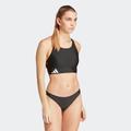 Bustier-Bikini ADIDAS PERFORMANCE "BRANDED BEACH BIKINI" Gr. 32, N-Gr, schwarz-weiß (black, white) Damen Bikini-Sets Bekleidung