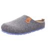 Pantoffel ROHDE "NAPOLI-H", Herren, Gr. 47, grau (grau, meliert), Filz, klassisch, Schuhe, Clog, Hausschuh, Homeslipper mit herausnehmbarer Innensohle