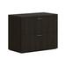 HON Mod 36" Wide 2 -Drawer File Cabinet Wood in Brown | 29 H x 36 W x 20 D in | Wayfair HLPLLF3620L2.LJA1