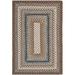 Brown 30 x 0.25 in Indoor Area Rug - August Grove® Liptak Geometric Hand-Braided Area Rug Polypropylene | 30 W x 0.25 D in | Wayfair